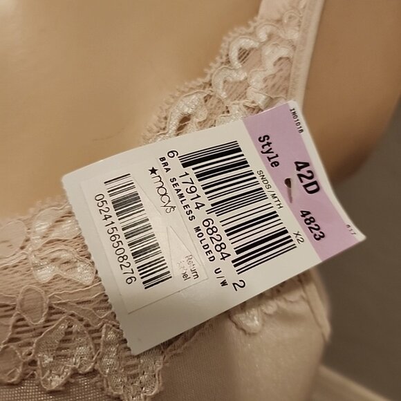 NWT Playtex Bra 42D Nude Underwire Lined 4823 - Picture 3 of 5